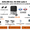 AZSL300 ALL IN ONE sada S - KOVÁNÍ AZPs + Pohon AZSL300 až do 5,5 m průjezdu (s dopravou zdarma)